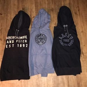 3 Abercrombie and Fitch Hoodies